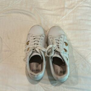 Ash gold heart sneakers